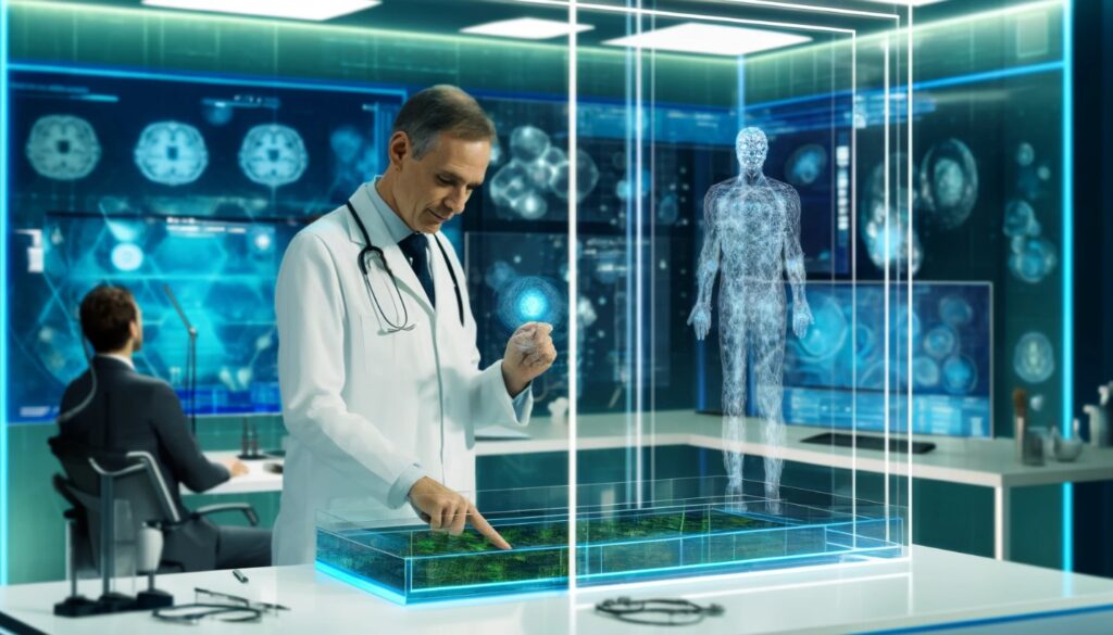 Esplora come l'intelligenza artificiale sta rivoluzionando la diagnosi medica, tra sfide e innovazioni future.
